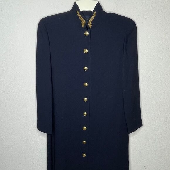 Vintage Liz Claiborne Dress Blue - Picture 7 of 8